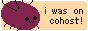 A button that says 'I was on cohost' with a picture of eggbug, cohost's mascot